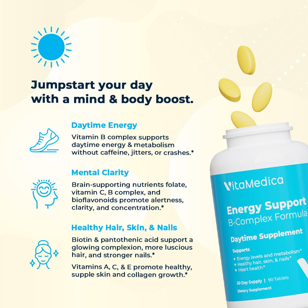 Multivitamin Day & Night Routine | Energy & Mental Clarity, Bones & Joints, Beauty, Restful Sleep | 30-Day Supply | Vitamins A, C, D, E, B-Complex | Magnesium, Biotin, Zinc, Botanicals, & Minerals