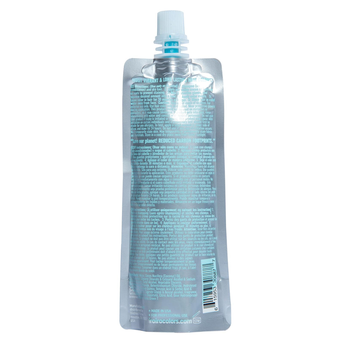 IROIRO Premium Natural Semi-Permanent Hair Color 115 Iro Emerald Green (8oz) by Iroiro