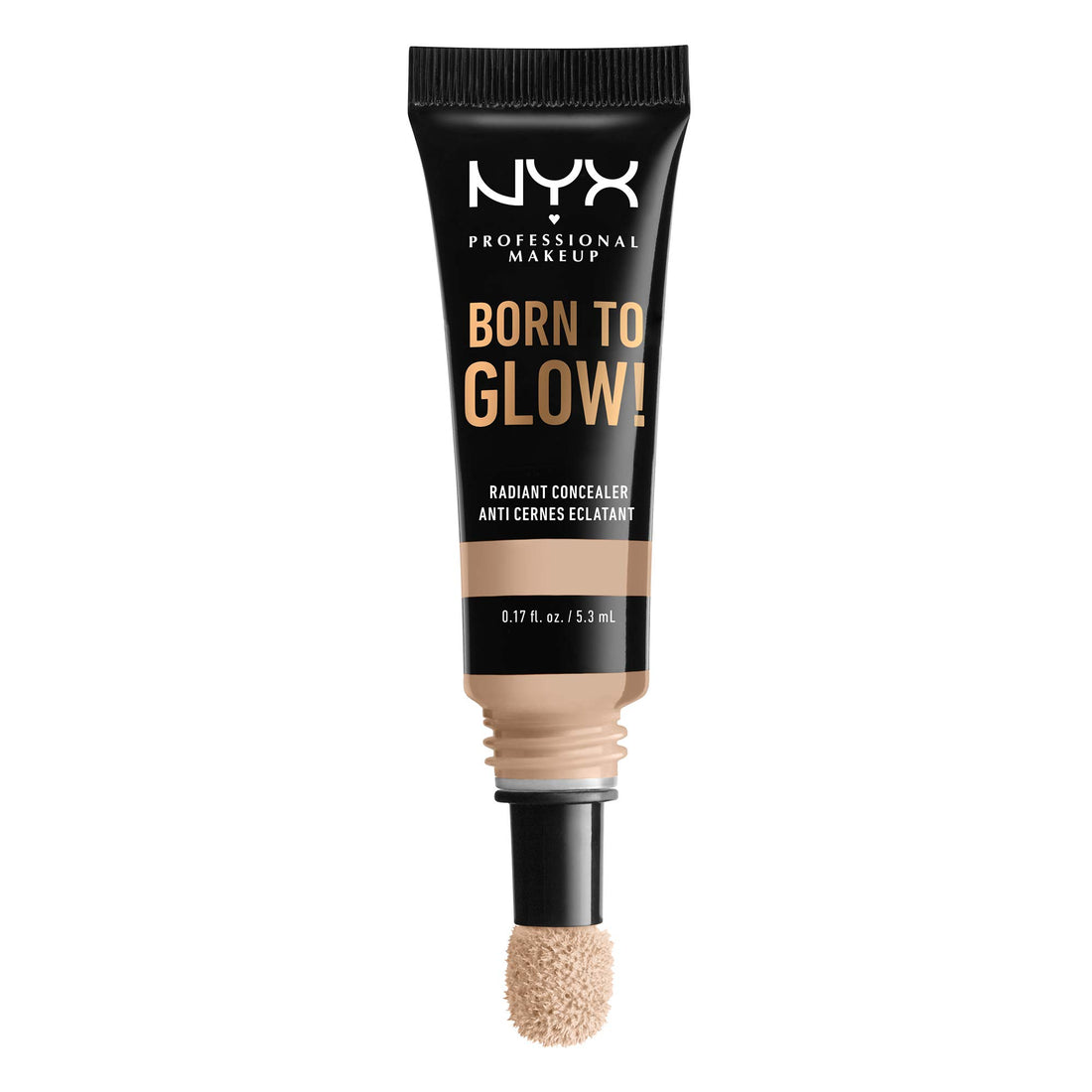 NYX PROFESSIONAL MAKEUP Born To Glow Radiant Concealer, Medium Coverage - Alabaster