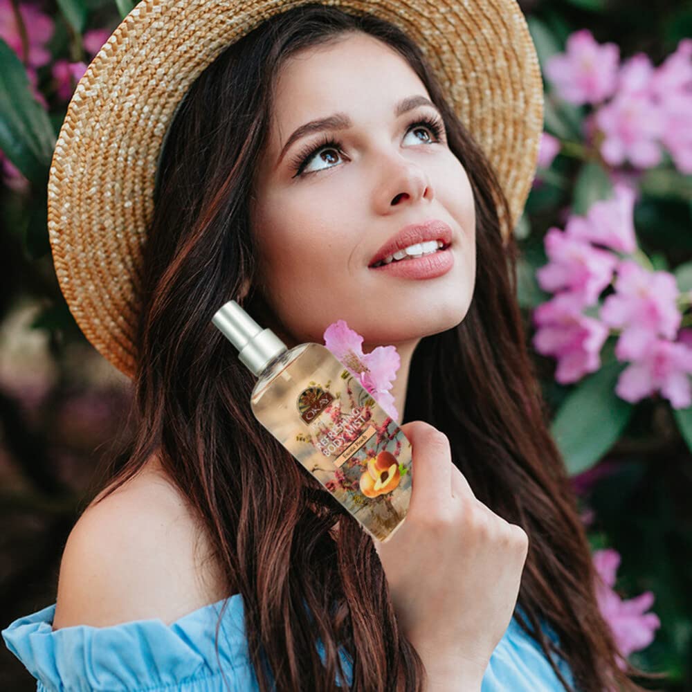 Okay Refreshing Body Mist, Exotic Peach, 8 Ounce