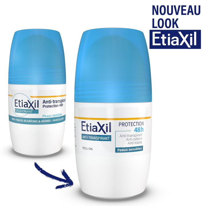 Etiaxil Deoderant Anti-Transpirant 48 Hrs Sensitive Skin Without White Traces 50 Ml