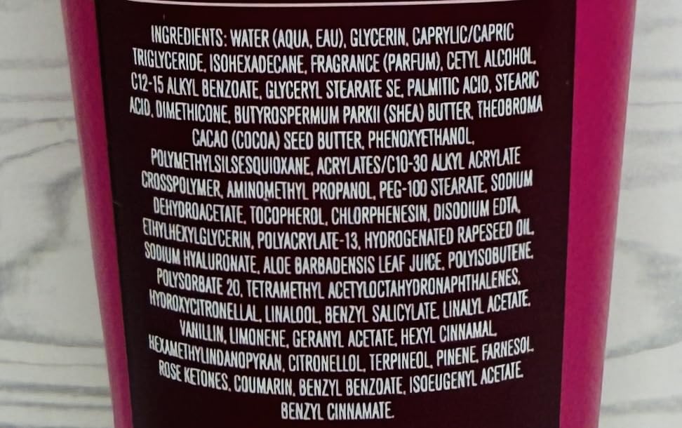 Bath & Body Works Womens Pink Obsessed Ultimate Hydration Body Cream 8 Ounces Pack of 2