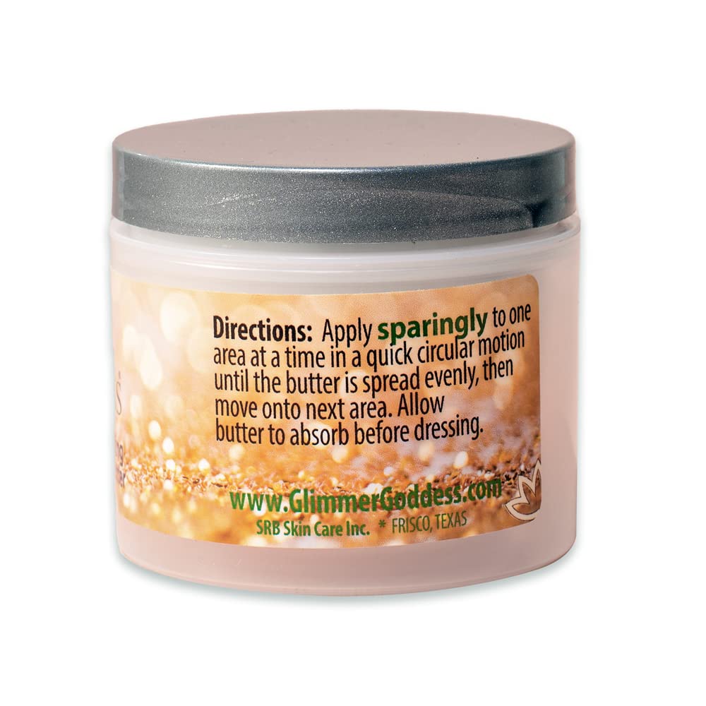 Organic Bronze Shimmer Whipped Body Butter Sexy Shimmer Gives Skin a Natural Radiance (Perfect) by Glimmer Goddess