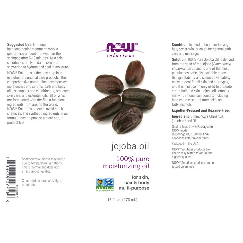 Now Foods Jojoba Oil Pure - 16 oz. by NOW Foods