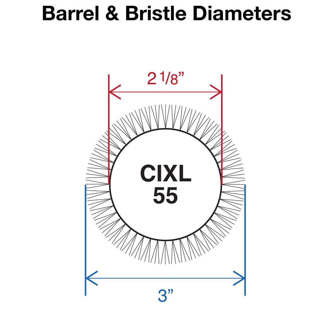Olivia Garden Ceramic + Ion Speed XL Extra-Long Barrel Hair Brush CIXL-55 (2 1/8)