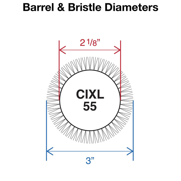 Olivia Garden Ceramic + Ion Speed XL Extra-Long Barrel Hair Brush CIXL-55 (2 1/8)