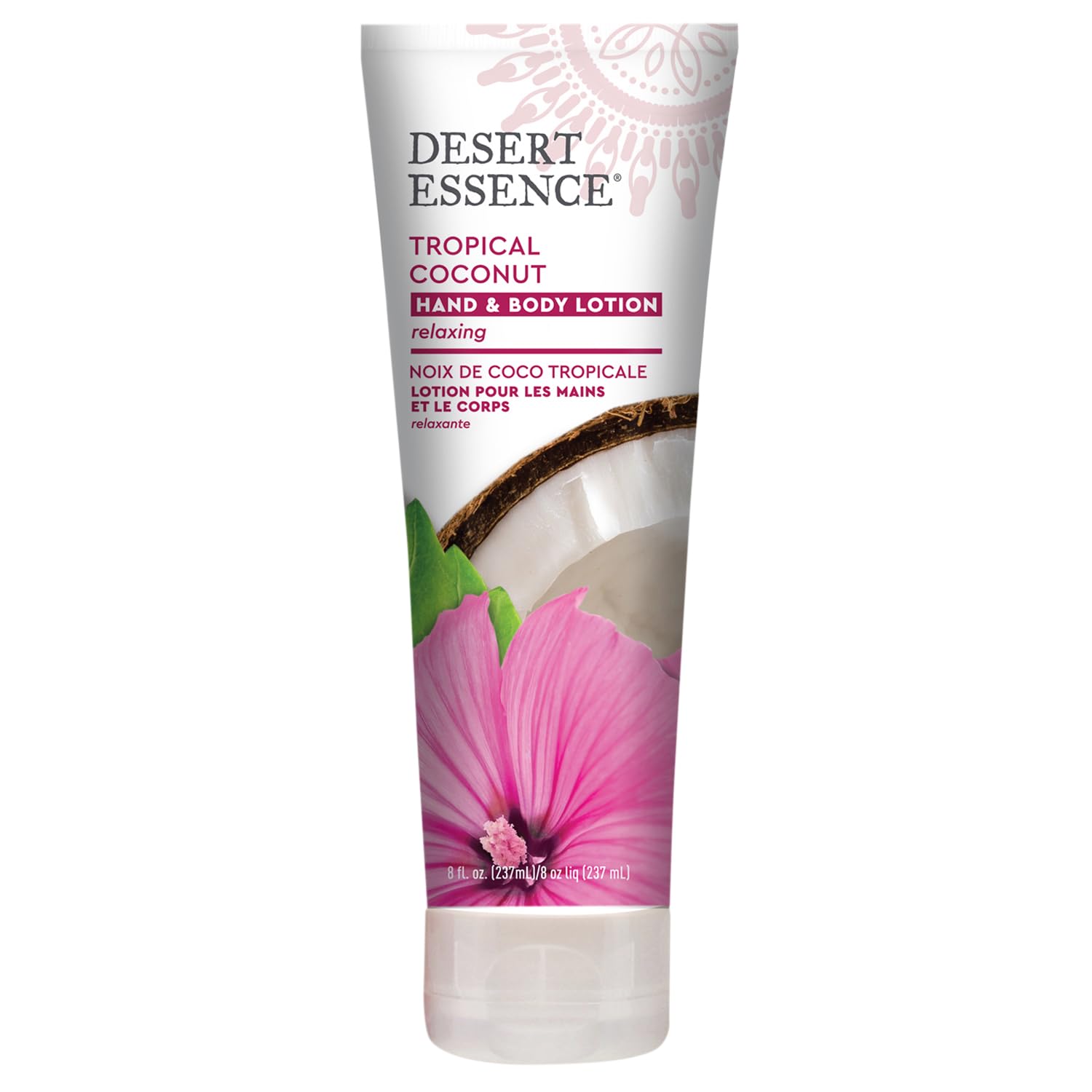 Desert Essence Hand And Body Lotion Tropical Coconut 8 oz