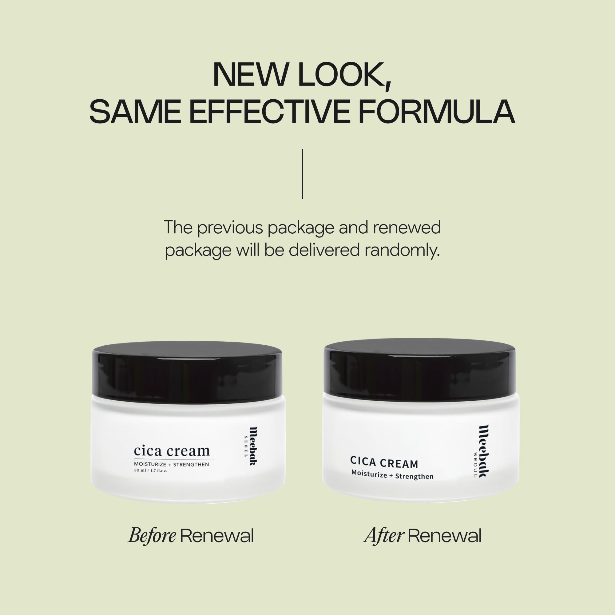 Meebak Cica Cream | Daily Repair Moisturizer with Niacinamide, Ceramide, & Retinol | Deep Hydration & Soothing | Locks in Moisture | Suitable for Sensitive Skin