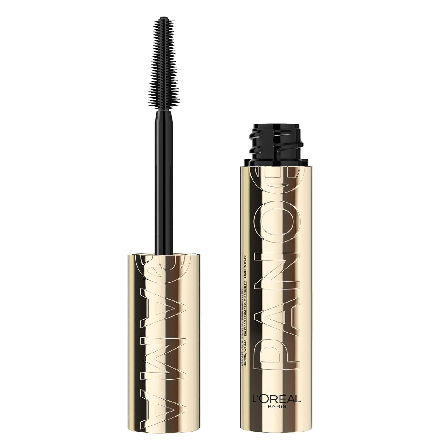L'Oreal Paris Voluminous Panorama Mascara,Volumizing and Lengthening Mascara,Washable Longwear and Smudge Resistant Make Up,Black Brown,0.33 Fl Oz