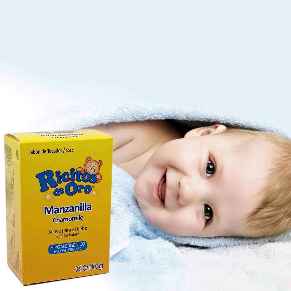 Ricitos De Oro Hypoallergenic Sensitive Baby Soap 3.5 oz