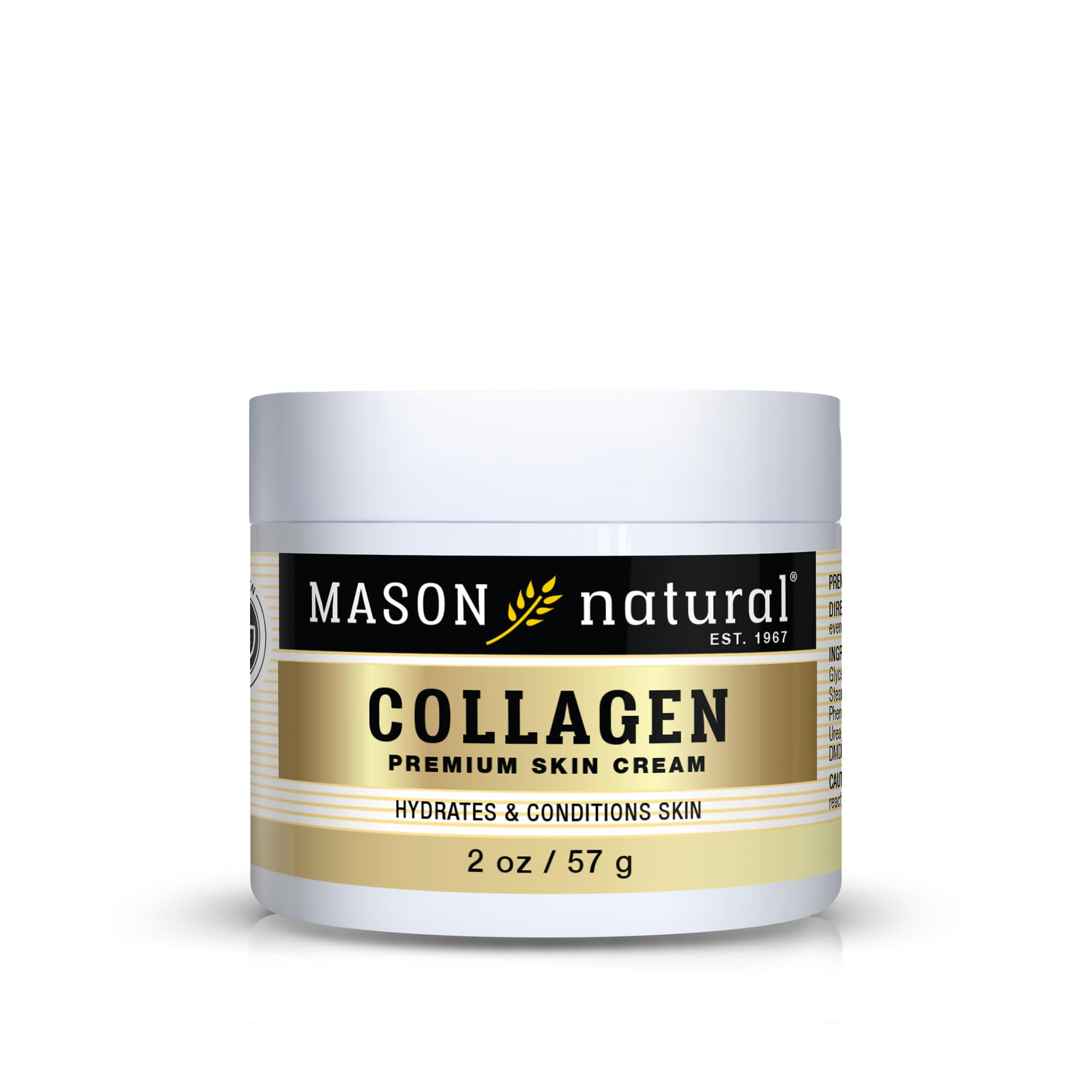 Mason Natural Collagen Beauty Cream Made with 100% Pure Collagen - 2 oz