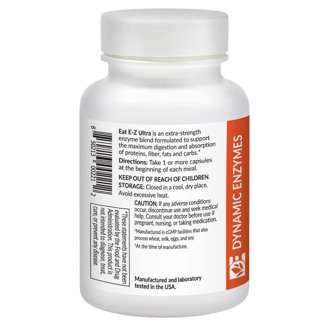 Eat E-Z Ultra Digestive Enzymes for Gut Health; Anti-Bloating; Digestive Enzyme for Immune Support | 45 Count