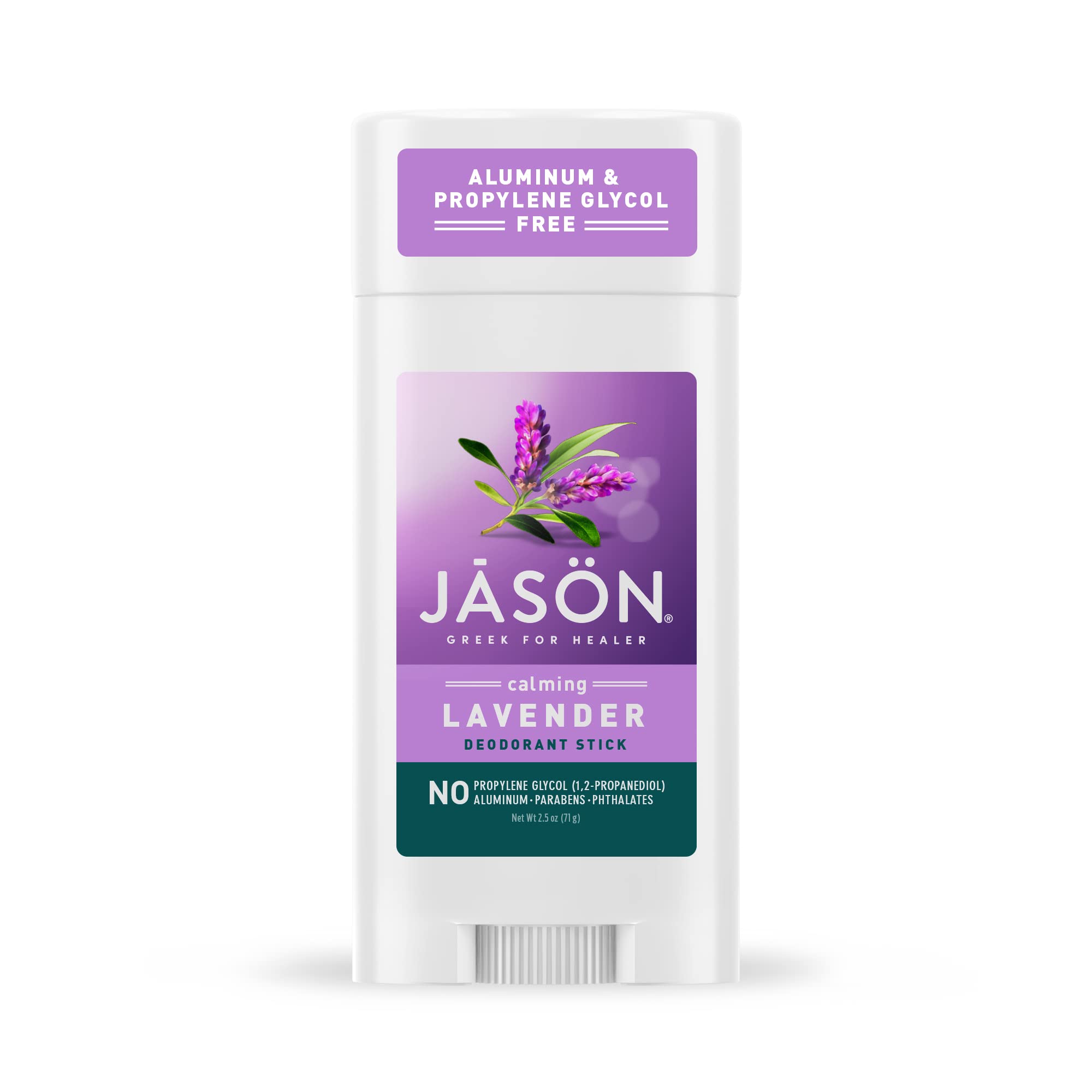 JASON Natural Calming Lavender Deodorant Stick, 73ml, Unisex
