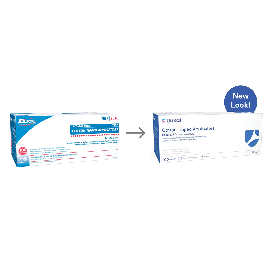 Dukal 6-inch Cotton Tipped Applicators 100 2-packs Per Box - Sterile. by Dukal