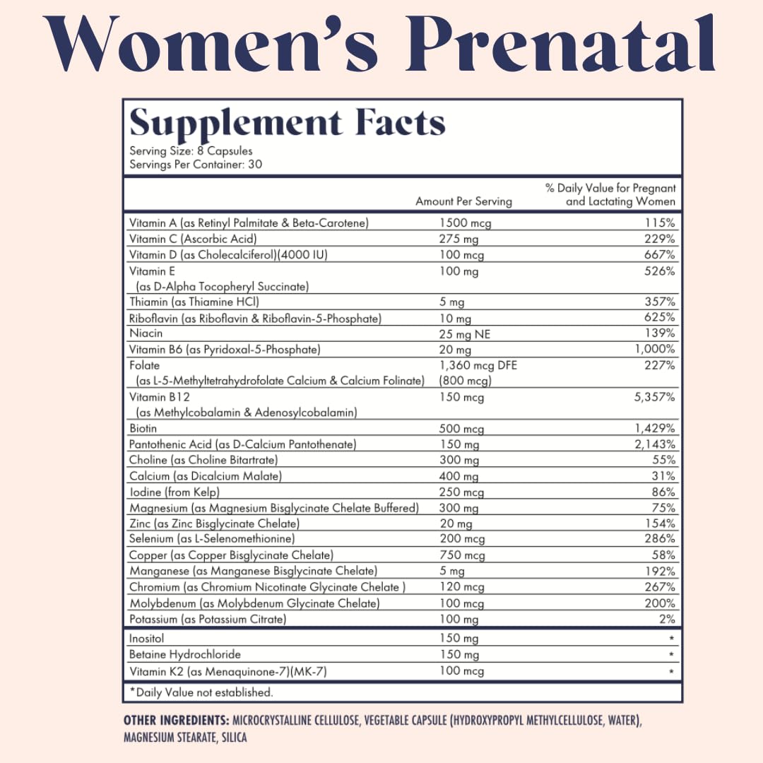 FullWell Fertility Trio | Prenatal Vitamin Lemon + DHA & Fertility Booster | Choline, Folate, Omega 3, Coq10, NAC, 26+ Vital Nutrients | Dietitian-formulated, Non-GMO, 3rd Party Tested, 30 Servings