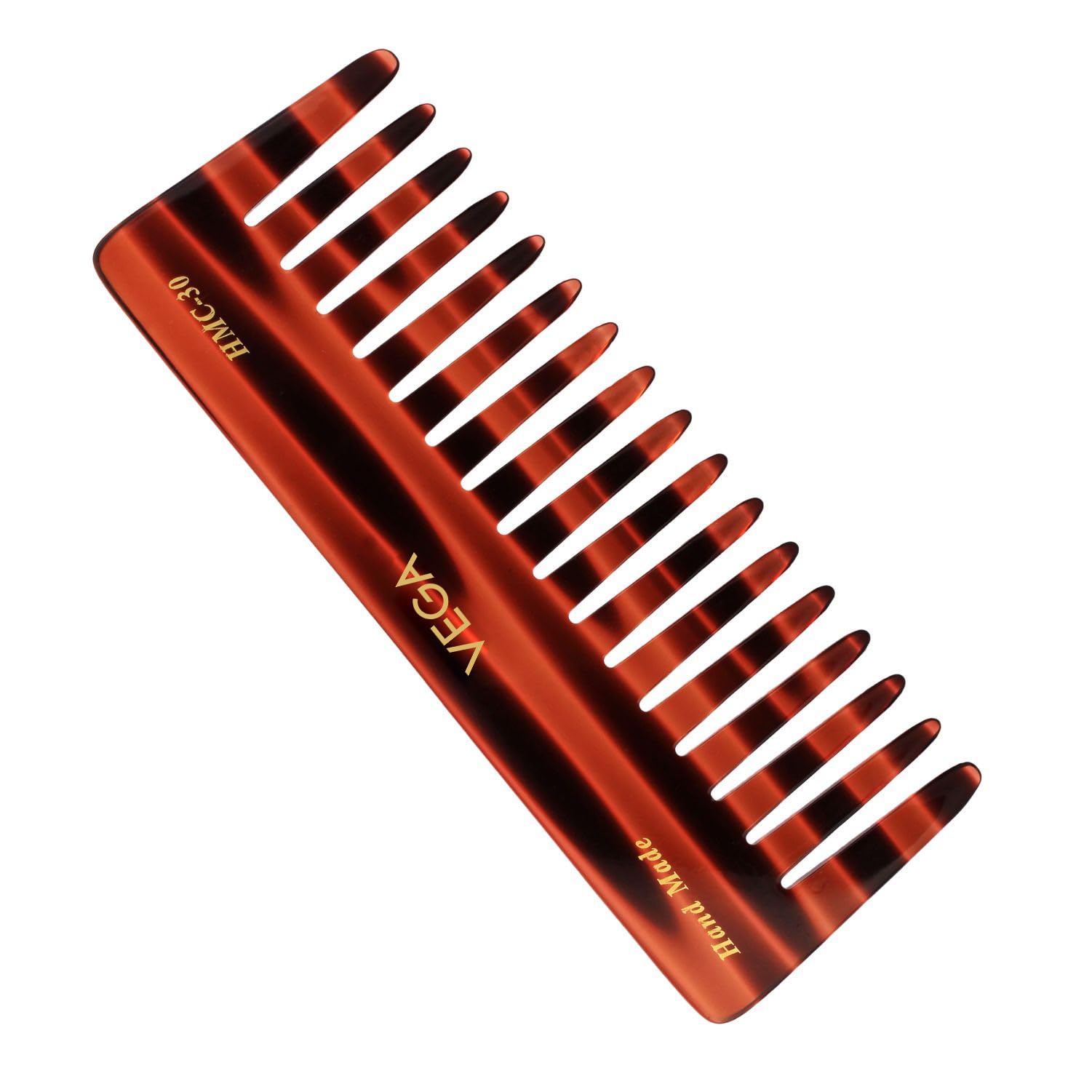 Vega Large Shampoo Hair Comb with Wide Teeth,Handmade (India's No.1* Hair Comb Brand)For Men and Women, (HMC-30)