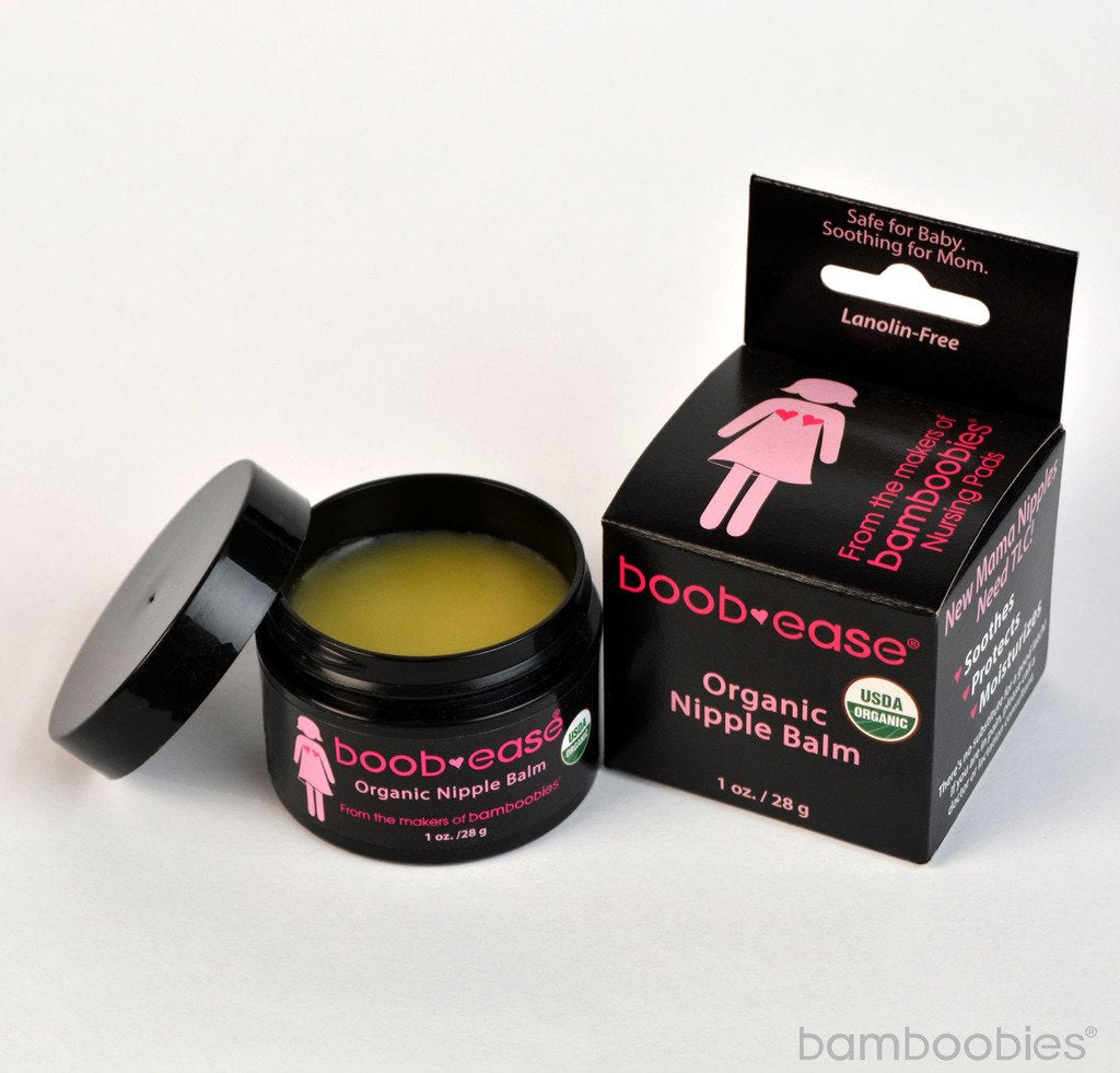 Bamboobies Women's Nipple Cream, Organic Cream for Soothing Skin, Nipple Balm, 1 oz (Pack of 1)