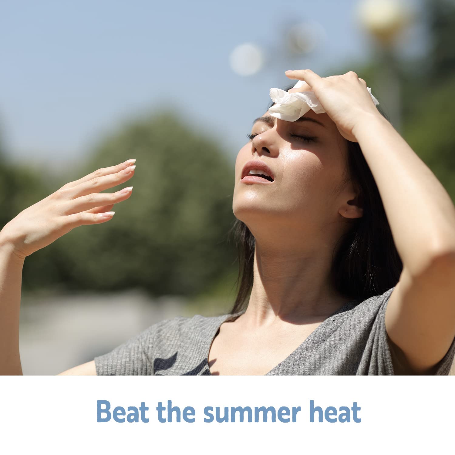 Natural Essentials Fever-eez Baby Fever Relief for Kids, Soothing Forehead & Body Wipes for Babies, Provide Immediate Cooling Sensation during Fevers, High Body Temperatures and Hot Flashes