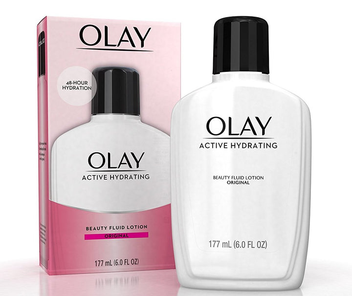 OLAY Active Hydrating Beauty Fluid Original 6 oz (Pack of 4)