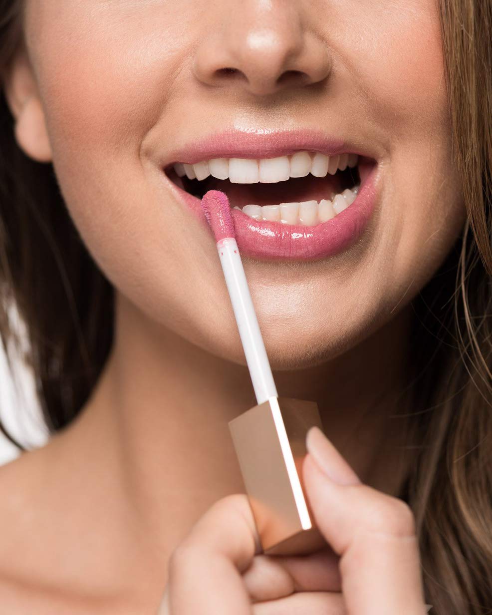 sara happ The Pink Slip One Luxe Gloss: Maximize Hydration with Natural Oils, Heal and Soften All Day with Sheer, Reflective Shine, 0.21 oz