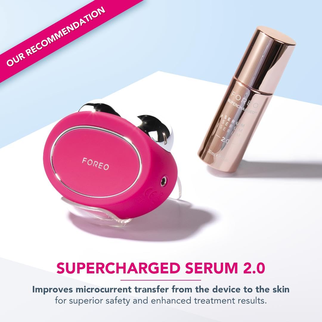 FOREO BEAR App-connected Microcurrent Facial Toning Device with 5 Intensities, Fuchsia