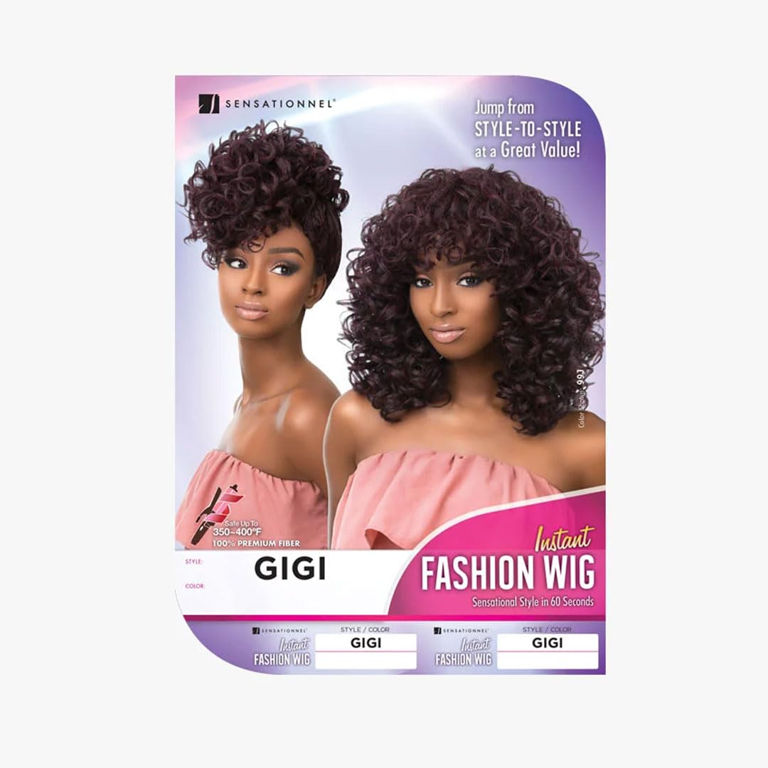 Sensationnel 100% Premium Fiber Instant Weave Synthetic Half Wig - GIGI (2)