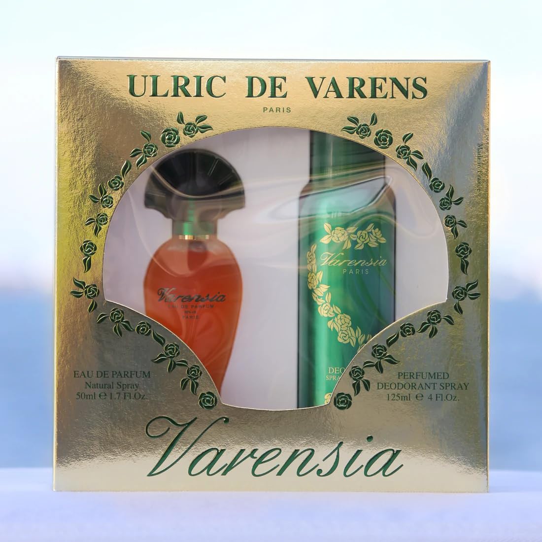 Varensia Eau De Parfum 1.7 Oz Plus Deodorant Spray 4 Oz