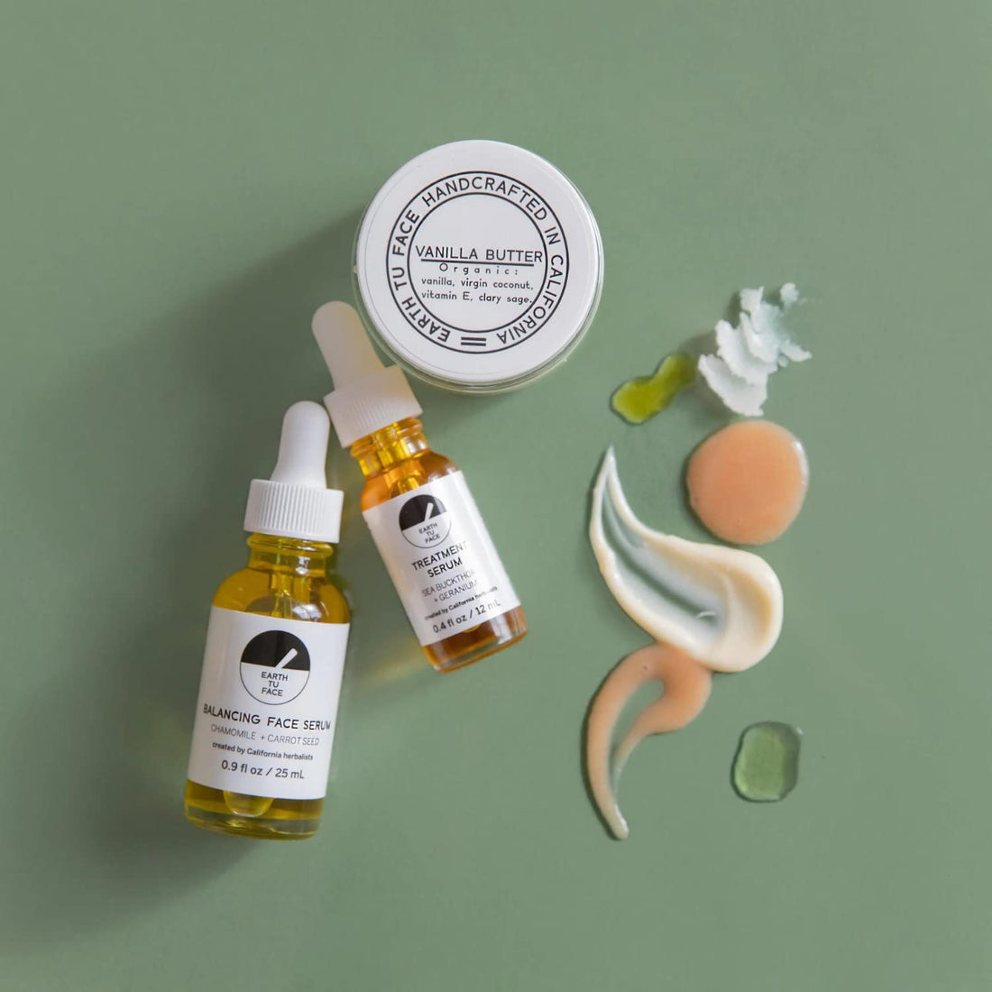Earth tu Face - Organic Sea Buckthorn Geranium Eye / Repair Serum (.4 oz / 12 ml)