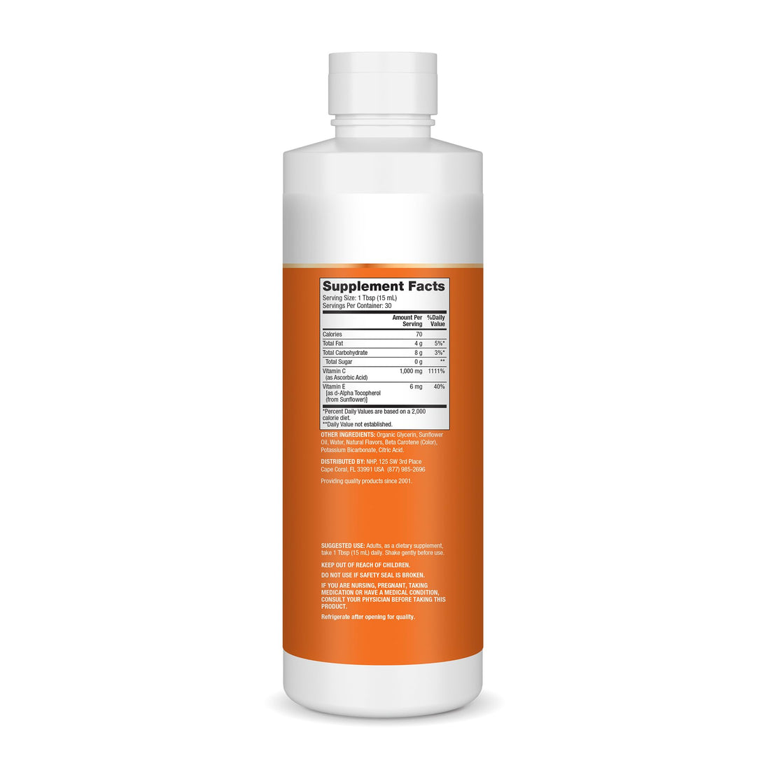 Dr. Mercola Liquid Liposomal Vitamin C, 15.20 Fl. Oz. (450 mL), 3-Pack (90 Servings), Dietary Supplement, Potent Antioxidant and Essential Nutrient, Non-GMO