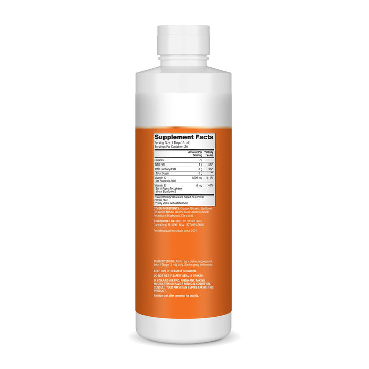 Dr. Mercola Liquid Liposomal Vitamin C, 15.20 Fl. Oz. (450 mL), 3-Pack (90 Servings), Dietary Supplement, Potent Antioxidant and Essential Nutrient, Non-GMO