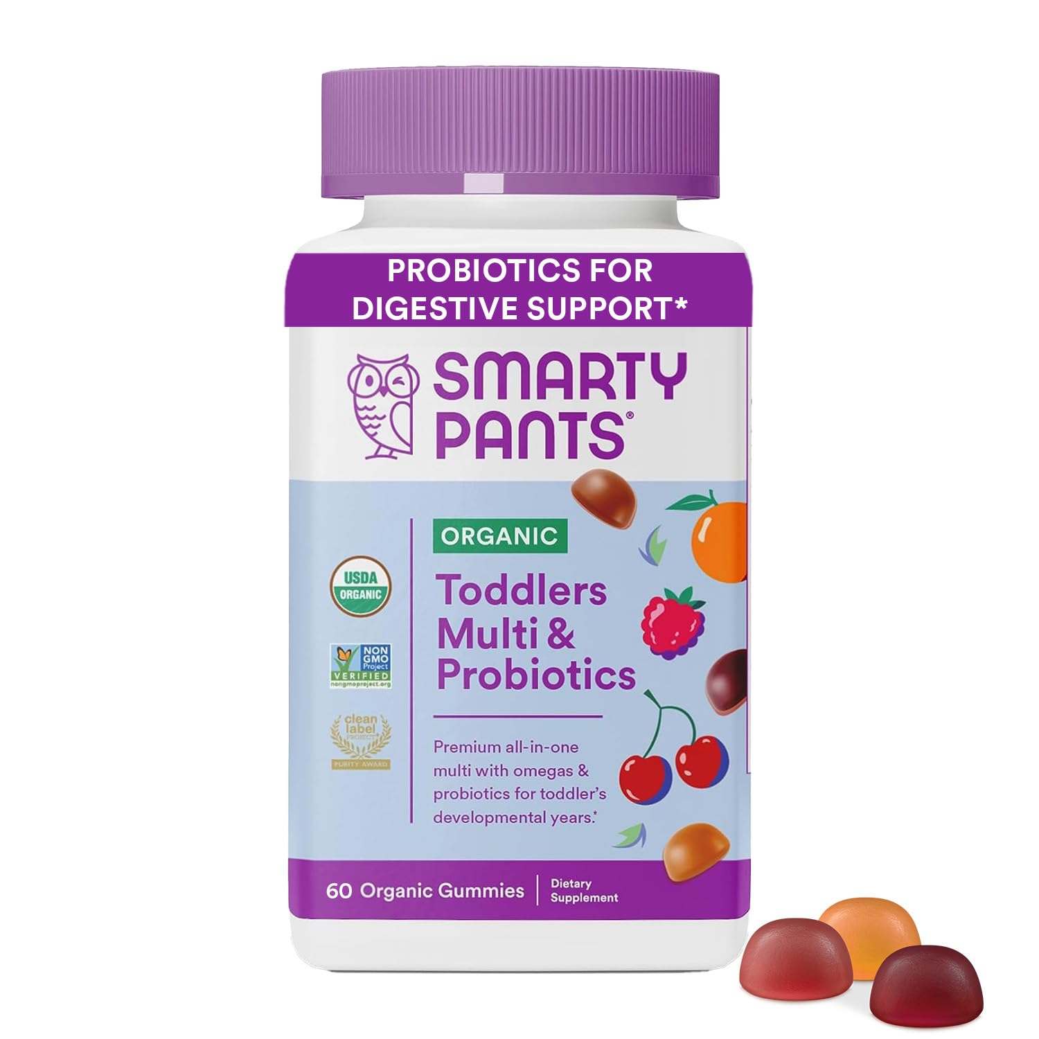 SmartyPants Complete Toddler Multivitamin, 60 Count (Pack of 1)