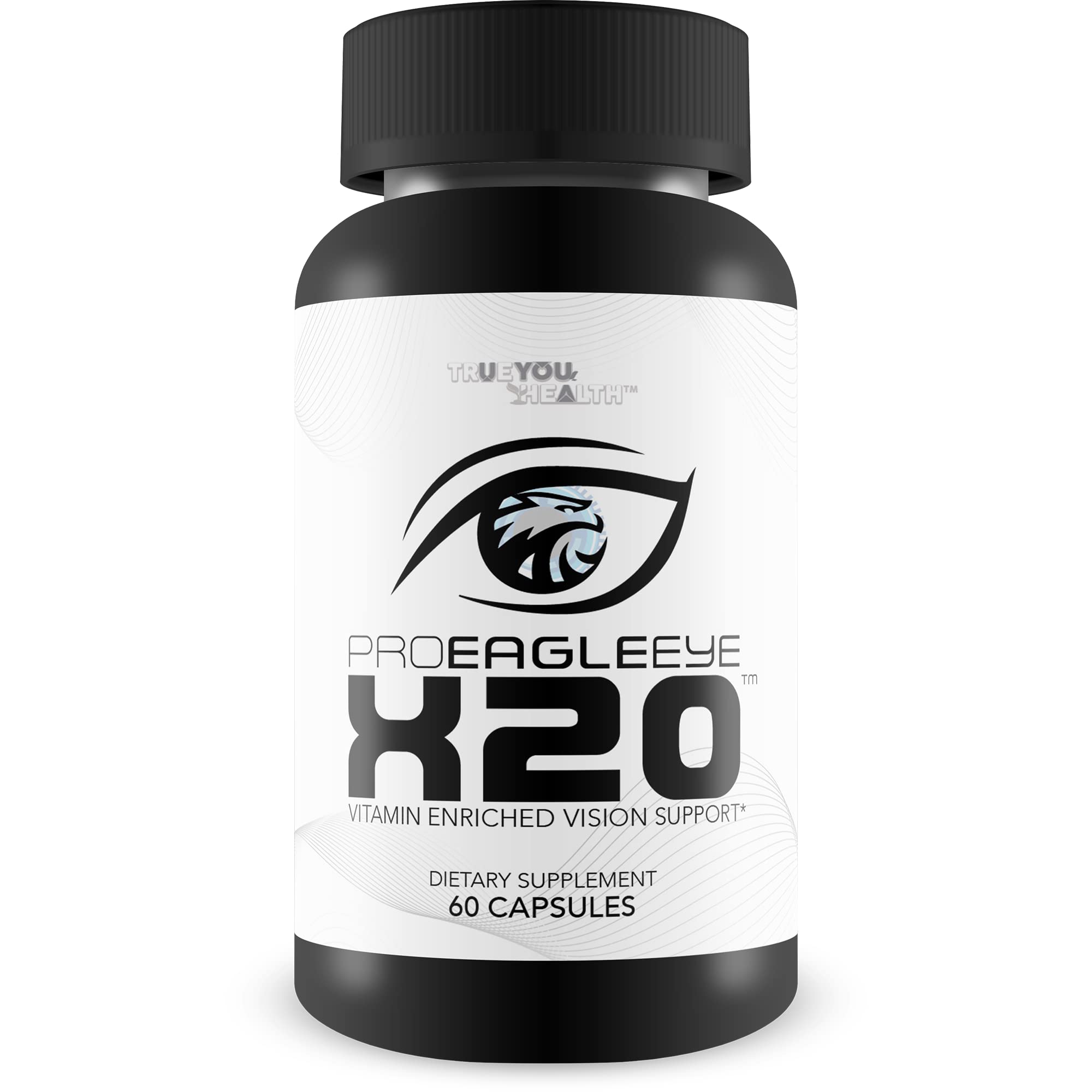 Pro EagleEye x20 - Vitamin Enriched Vision Support - Multi-Vitamin & Mineral Vision Supplement - Aid Eye Sight & Eye Health - Pro Eagle Eye X20 Vitamins to Strengthen Vision - Aid Details
