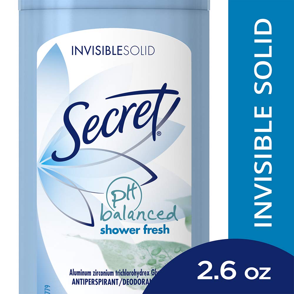 Secret Invisible Solid A/P Deodorant Unscented 2.6 Oz. (Pack Of 2)