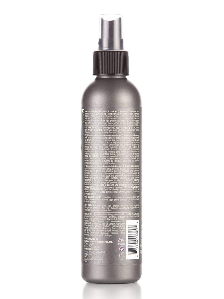 Design Essentials Bamboo & Silk HCO Leave-In Conditioner 8oz