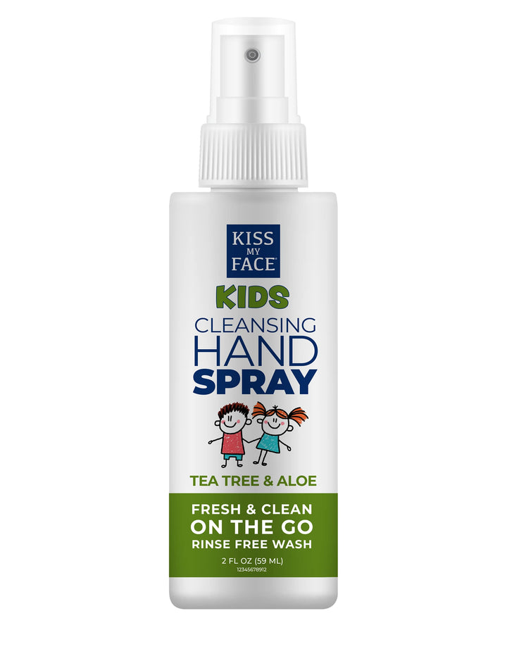 KISS MY FACE Kids Cleansing Hand Spray, 2 FZ