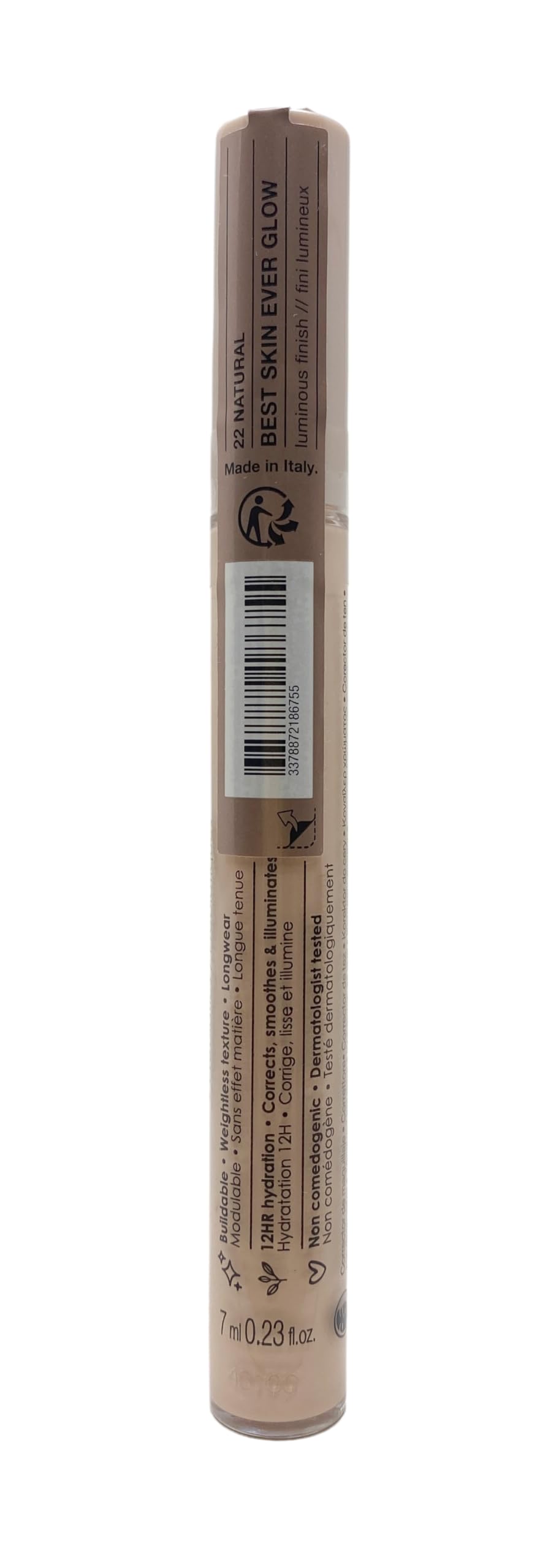 SEPHORA COLLECTION Best Skin Ever Multi-Use Hydrating Glow Concealer - 22 Natural (.23 Fl Oz/7ml)