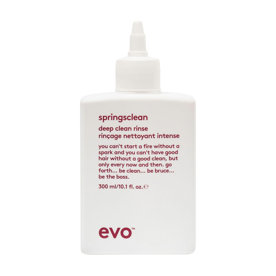 EVO Springsclean Deep Clean Rinse Shampoo for Curly Hair, 10.1 Fl Oz