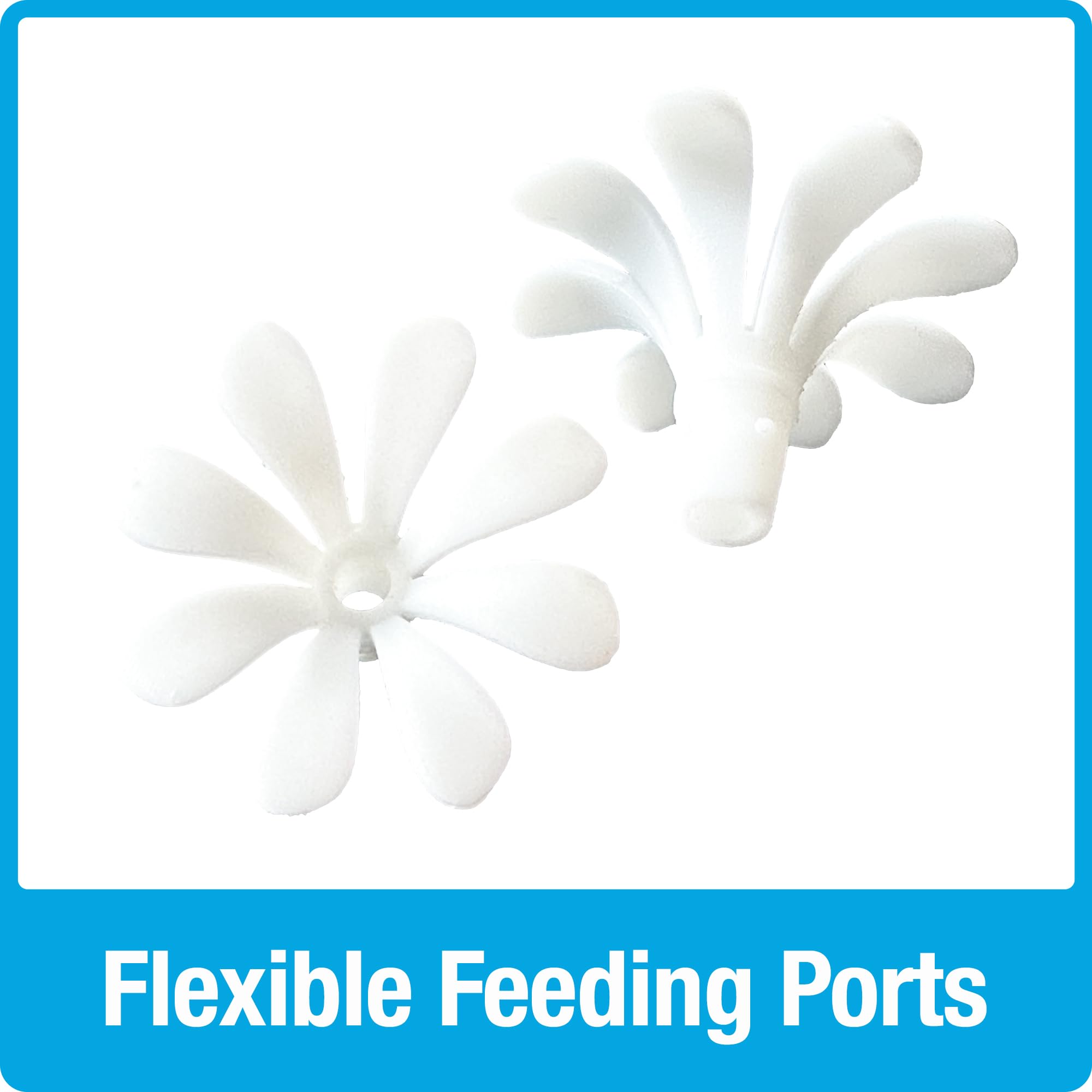 Nature's Way Hanging Glass Hummingbird Feeder for Outdoor Décor, 28 Ounce Capacity Nectar Feeder, Ant Moat, 7 Easy to Clean Flexible Ports, Red