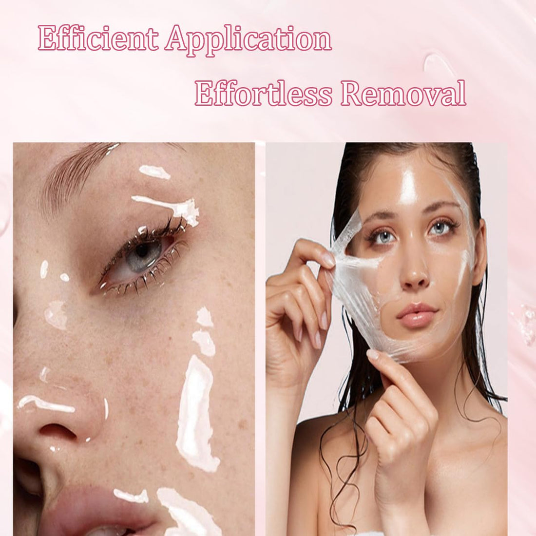 MULPG Collagen Overnight Wrapping Peel Off Facial Mask Pack,Collagen Night Wrapping Mask,Hydrates and Tightens Skin,Reduces Sagging,Elasticity & Hydration Care 2.54 fl.oz (Brush Included)
