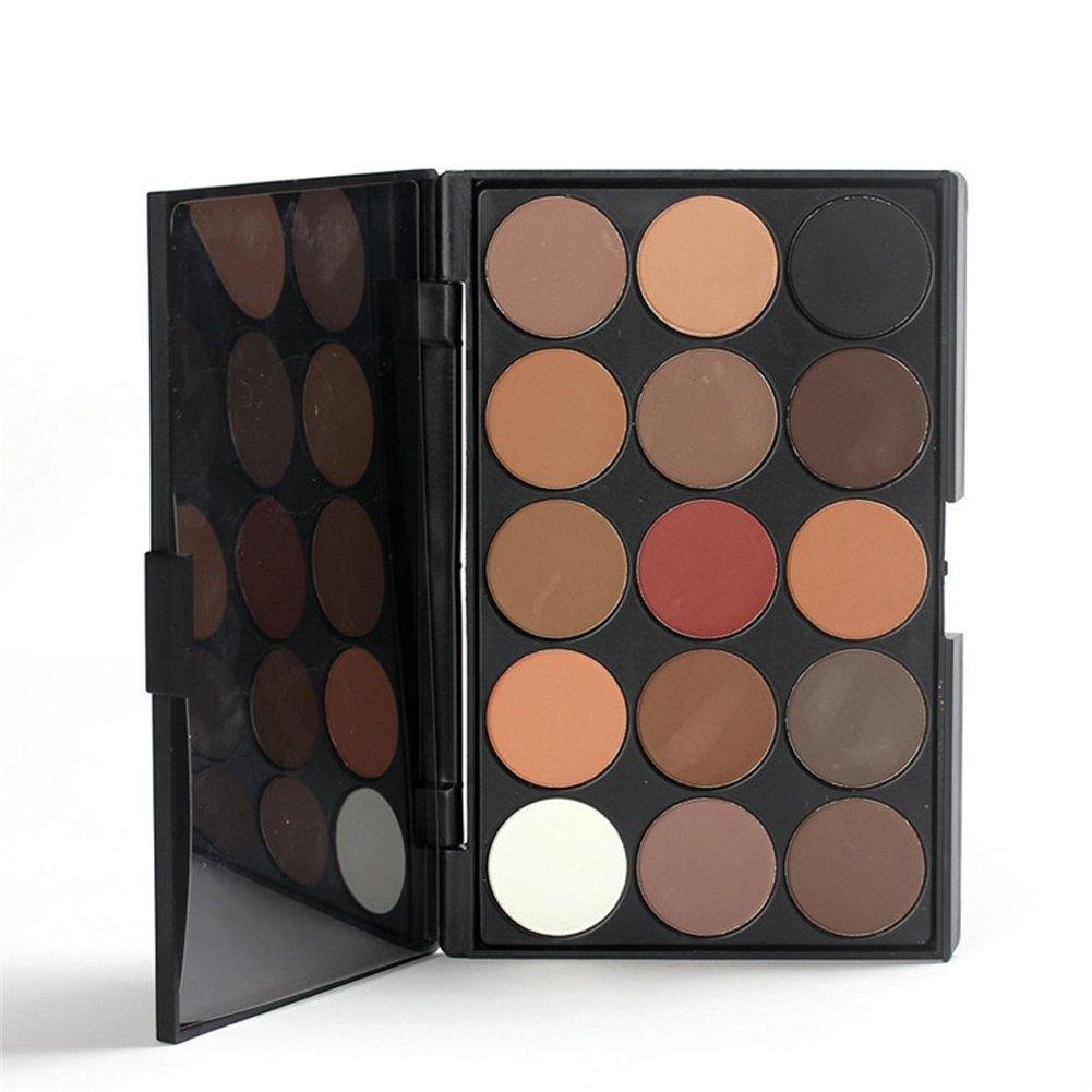 Pure Vie Professional 15 Colors Eye Shadow Palette Makeup Contouring Kit