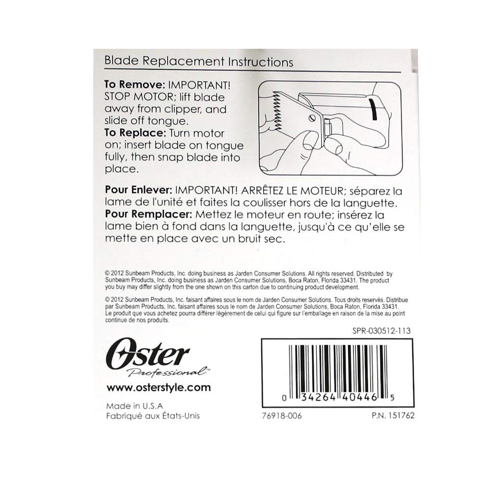 0.2 mm: Oster 0.2 mm 00000 Size 76918-006 Blade