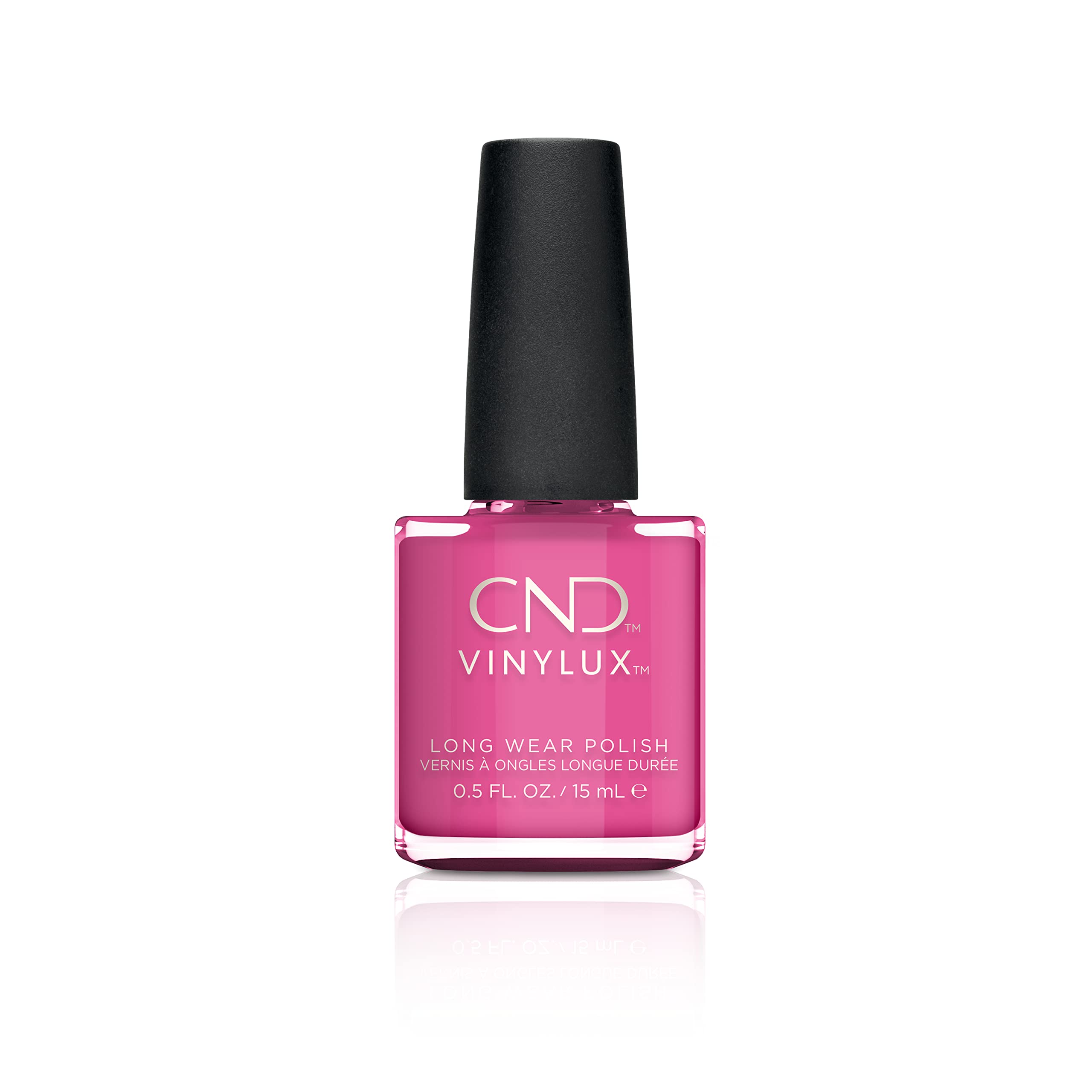 Creative Nail Creative Nail Design Vinylux Nail Lacquer, Hot Pop Pink, 0.5 Fluid Ounce