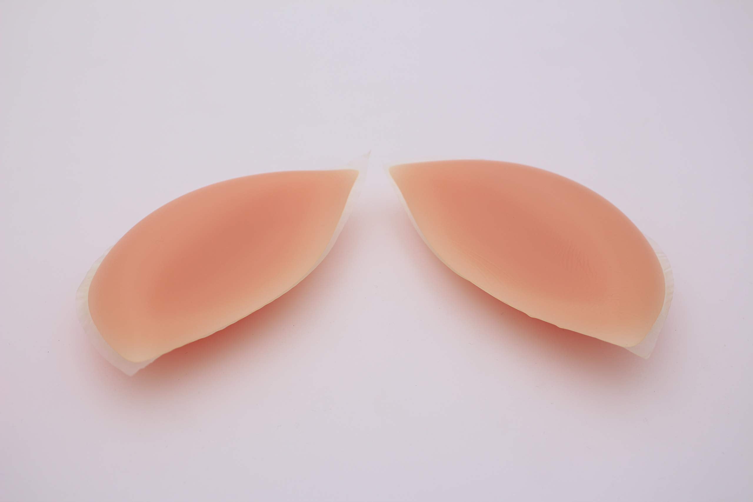 1Pair(2PCS) Reusable Waterproof Adhesive Silicone Invisible Breast Push-up Gel Bra Inserts Breast Enhancer Pads for Women Girl and Lady