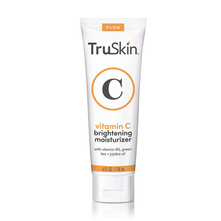 TruSkin Vitamin C Face Moisturizer for Women – Brightening, Anti Aging, Hydrating, Skin Wrinkle Cream, Dark Spot Corrector – Vitamin B5, Vitamin E, Jojoba Oil, Aloe Vera & Green Tea, 4 fl Oz