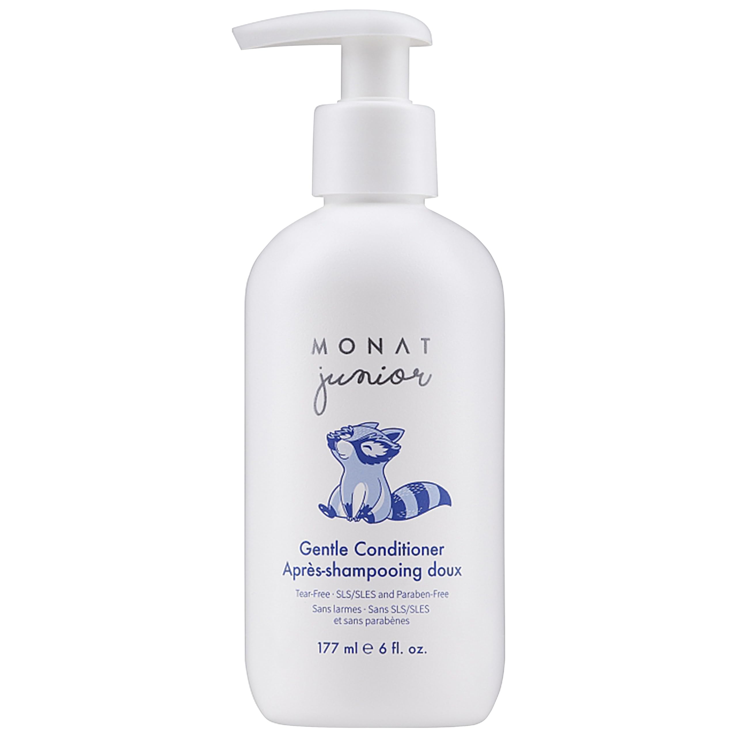 MONAT Junior Gentle Conditioner - A safe and gentle Anti Frizz Hair Conditioner for children that rinses out quickly. All Natural Tear-free, Sulfate & Paraben-free - Net Wt. 177 ml e / 6 fl. Oz.