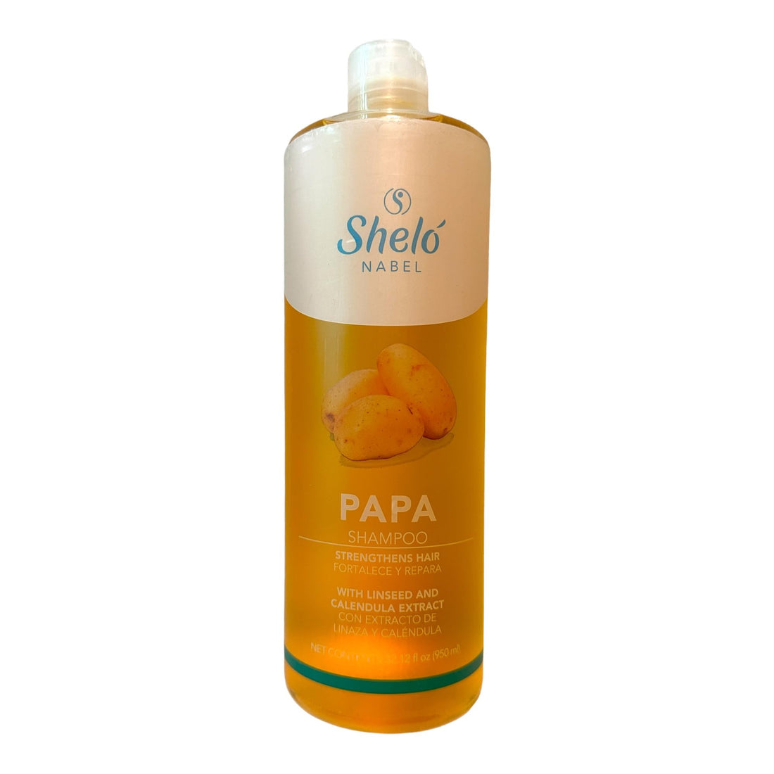 Generic Shelo Nabel Strengthening Potato Extract Shampoo, 32.12 fl oz, Dark Blonde/Shampoo de Papa Fortalece y Repara Shelo Nabel 950ml.