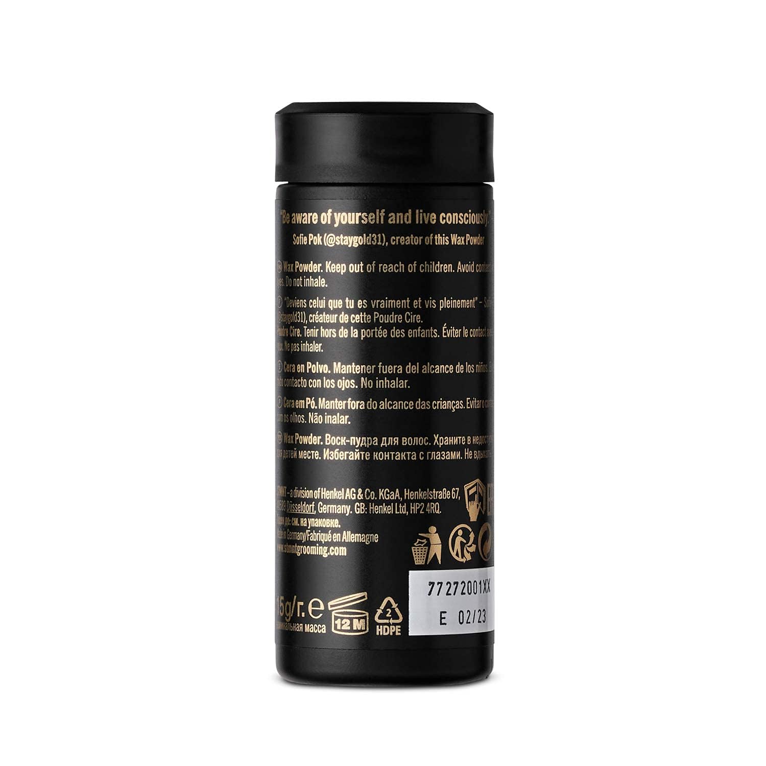 STMNT Grooming Goods Wax Powder, Added Grip and Volume, 0.53 Oz