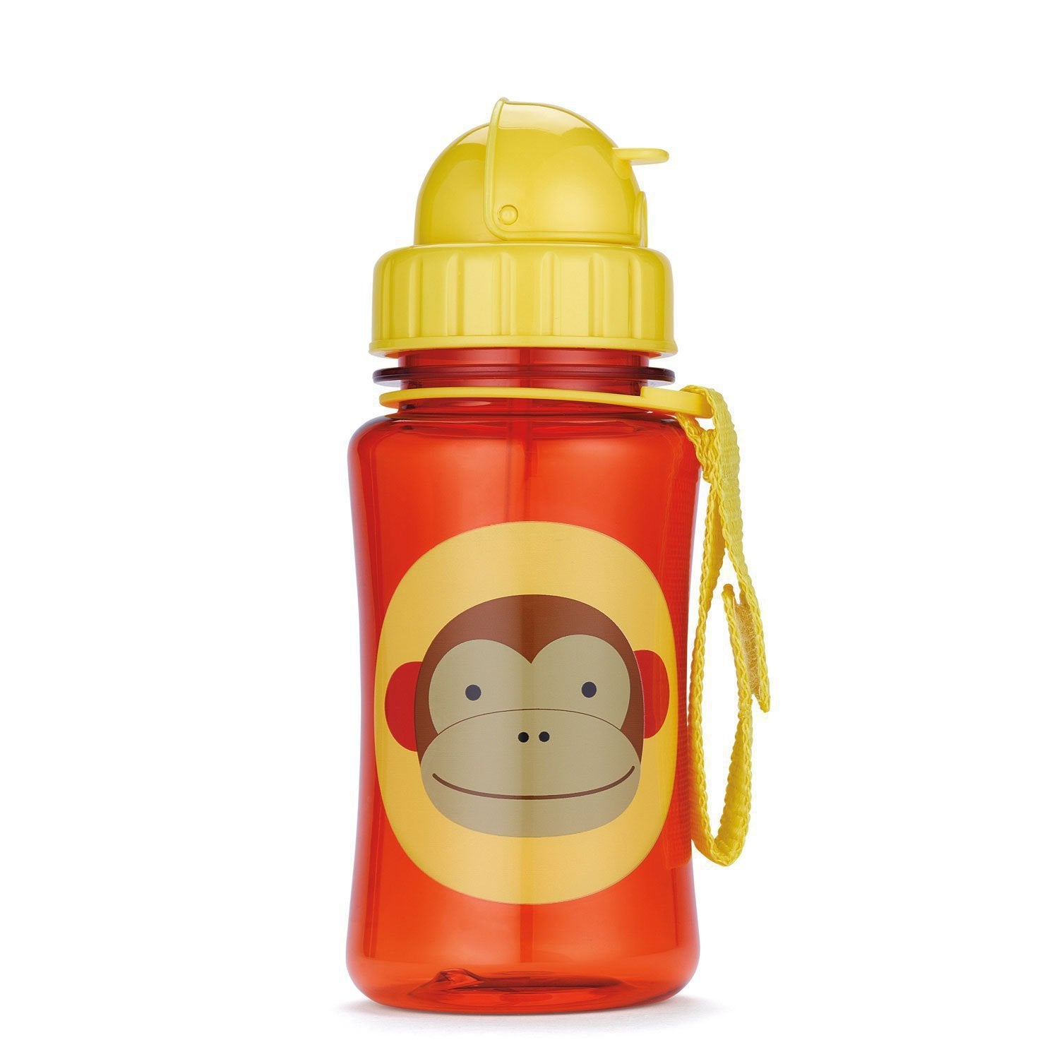 Skip Hop Toddler Sippy Cup with Straw, Zoo Straw Bottle, Monkey