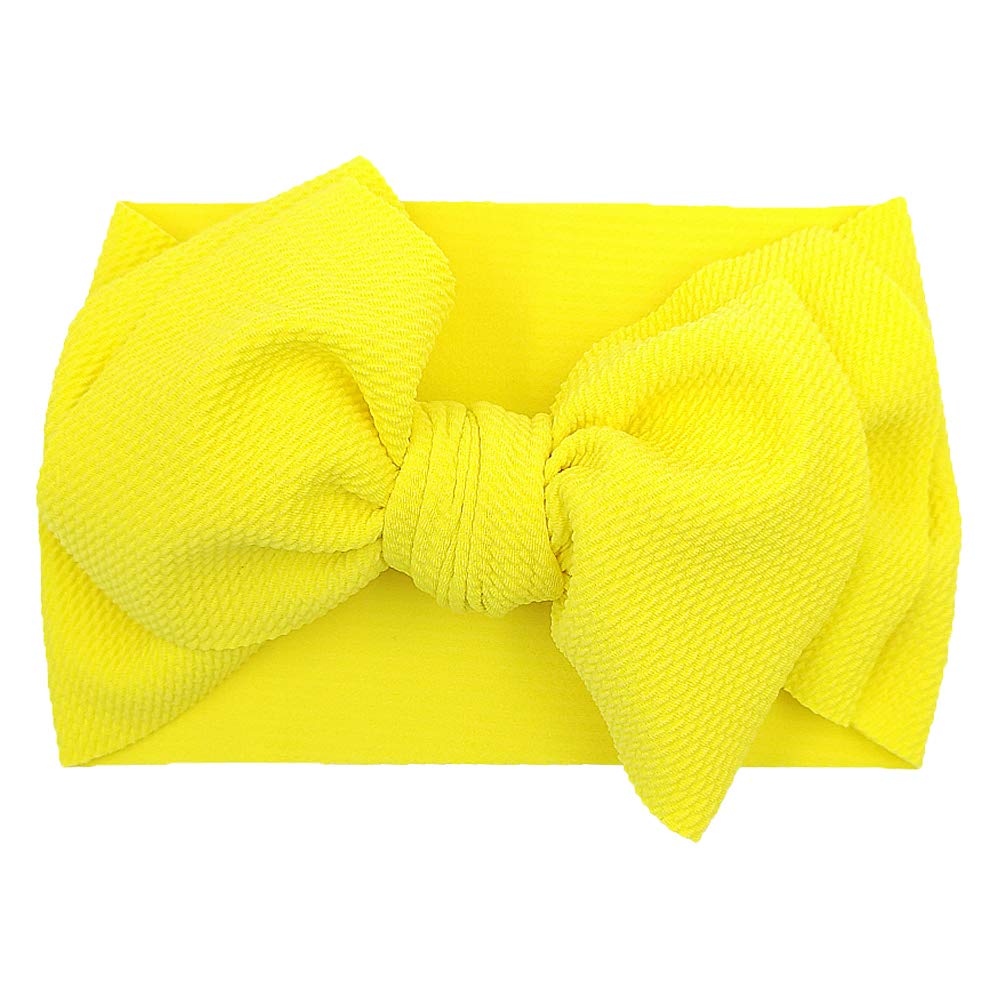 Steewarts Baby Girl Bow Headbands Newborn Hairband Baby Turban Knotted Elastic Headwrap for Toddler Hair Accessories (AA05-8PCS)