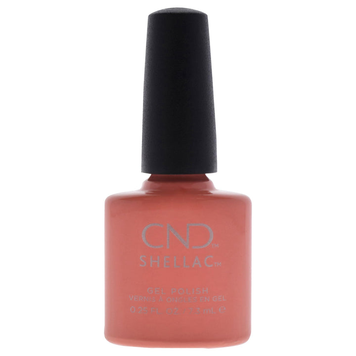 CND Shellac Gel Nail Polish, Long-lasting NailPaint Color with Curve-hugging Brush, Coral/Orange/Peach Polish, 0.25 fl oz